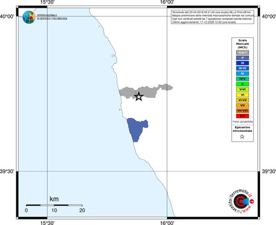 Mappa MCS - territori comuni