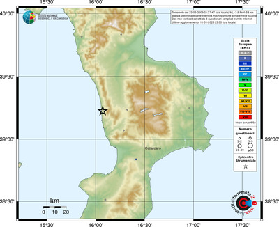 Mappa EMS - località