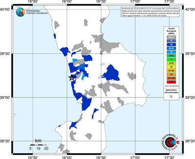 Mappa EMS - territori comuni
