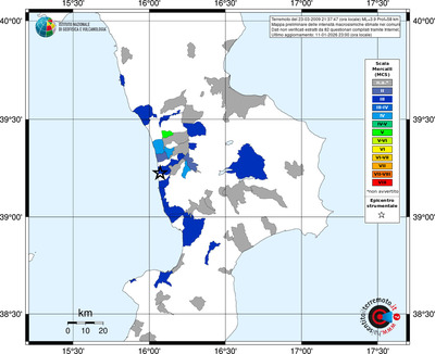 Mappa MCS - territori comuni