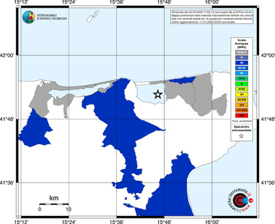 Mappa EMS - territori comuni