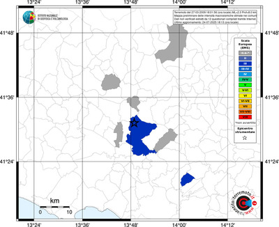 Mappa EMS - territori comunali