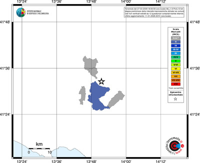 Mappa MCS - territori comuni