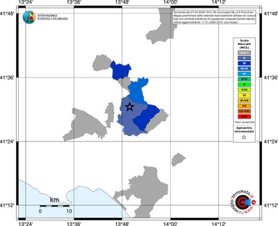 Mappa MCS - territori comuni