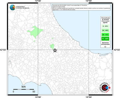 Mappa territorio comunale con almeno 3 questionari