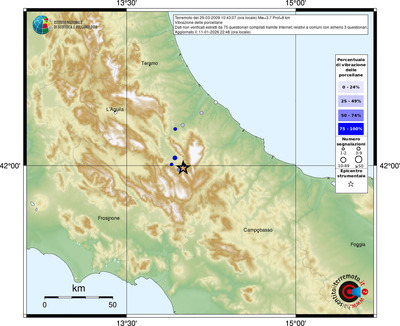 Mappa comuni con almeno 3 questionari