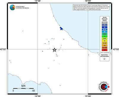 Mappa MCS - territori località
