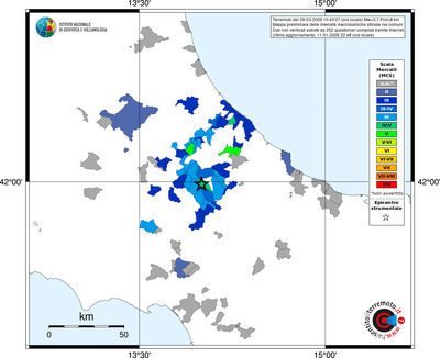 Mappa MCS - territori comuni