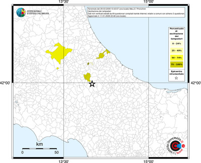 Mappa territorio comunale con almeno 3 questionari