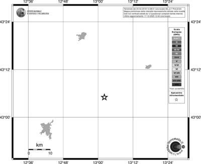 Mappa EMS - territori località