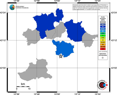 Mappa EMS - territori comuni