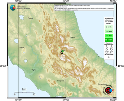 Mappa comuni con almeno 3 questionari