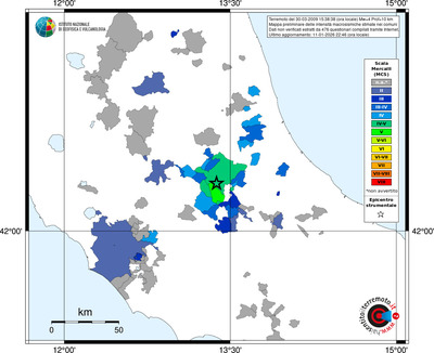 Mappa MCS - territori comuni