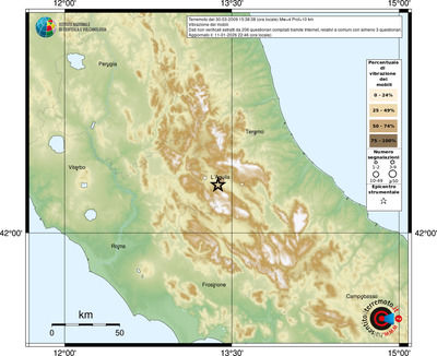 Mappa comuni con almeno 3 questionari