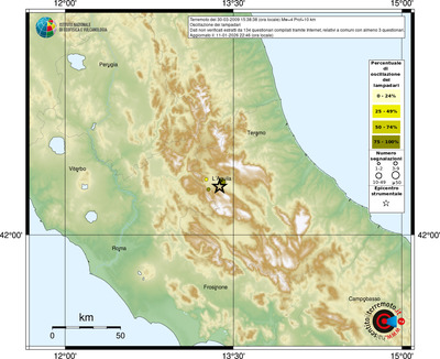 Mappa comuni con almeno 3 questionari