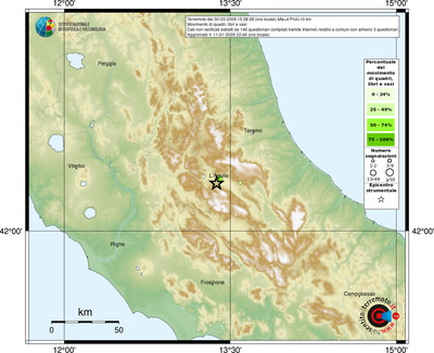 Mappa comuni con almeno 3 questionari