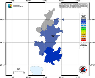 Mappa MCS - territori comuni