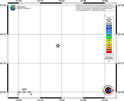 Mappa EMS - territori località