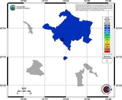 Mappa MCS - territori comuni