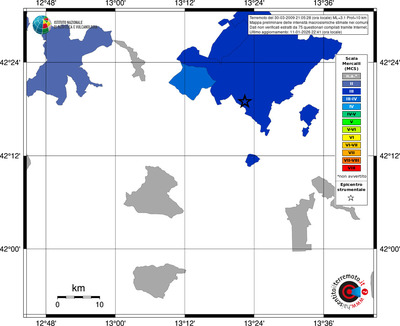 Mappa MCS - territori comuni