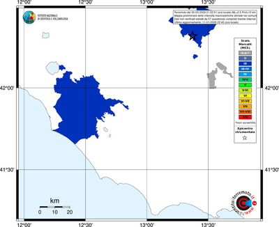 Mappa MCS - territori comuni