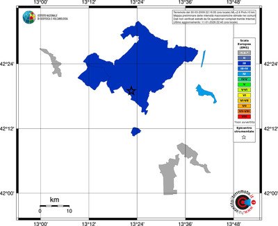 Mappa EMS - territori comuni