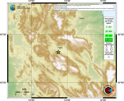 Mappa comuni con almeno 3 questionari
