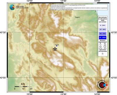 Mappa comuni con almeno 3 questionari
