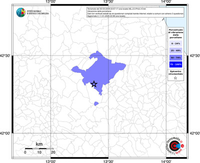 Mappa territorio comunale con almeno 3 questionari