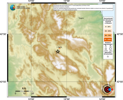 Mappa comuni con almeno 3 questionari