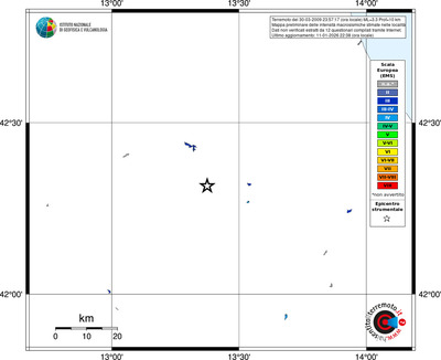 Mappa EMS - territori località
