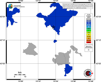 Mappa EMS - territori comuni