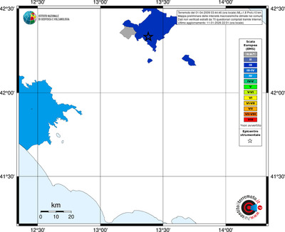 Mappa EMS - territori comuni