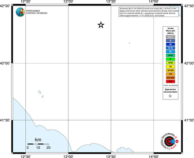 Mappa MCS - territori località