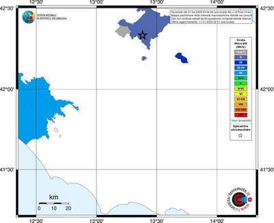 Mappa MCS - territori comuni