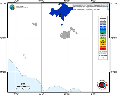Mappa EMS - territori comuni