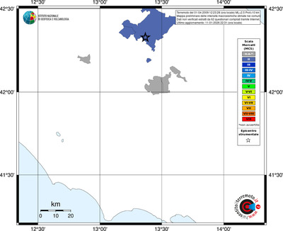 Mappa MCS - territori comuni