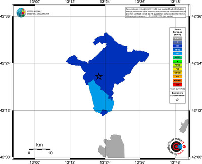 Mappa EMS - territori comuni