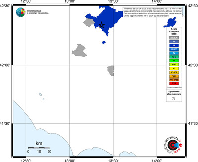 Mappa EMS - territori comuni