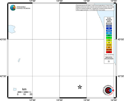 Mappa EMS - territori località