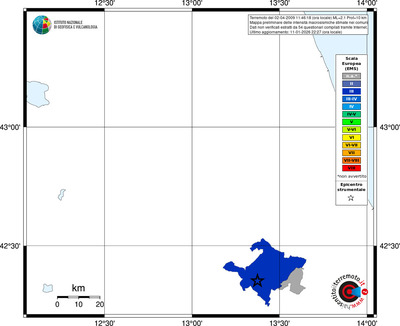 Mappa EMS - territori comuni