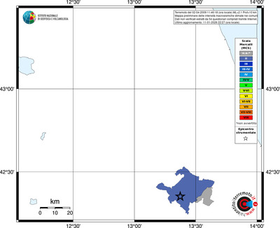 Mappa MCS - territori comuni