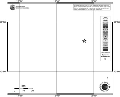 Mappa MCS - territori località