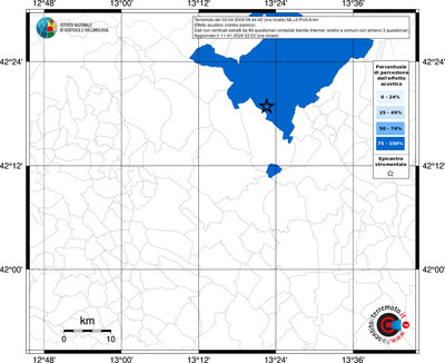 Mappa territorio comunale con almeno 3 questionari