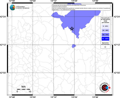 Mappa territorio comunale con almeno 3 questionari