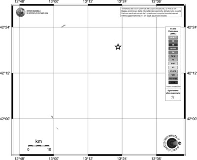 Mappa EMS - territori località