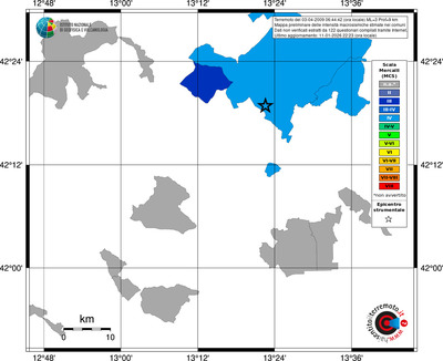 Mappa MCS - territori comuni