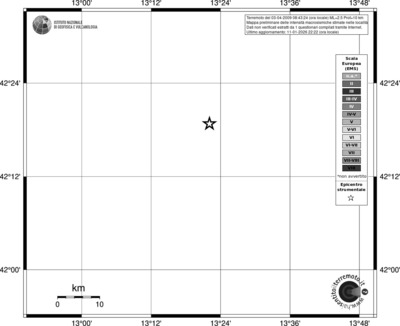 Mappa EMS - territori località