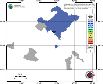 Mappa MCS - territori comuni