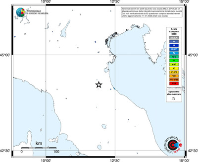 Mappa EMS - territori località